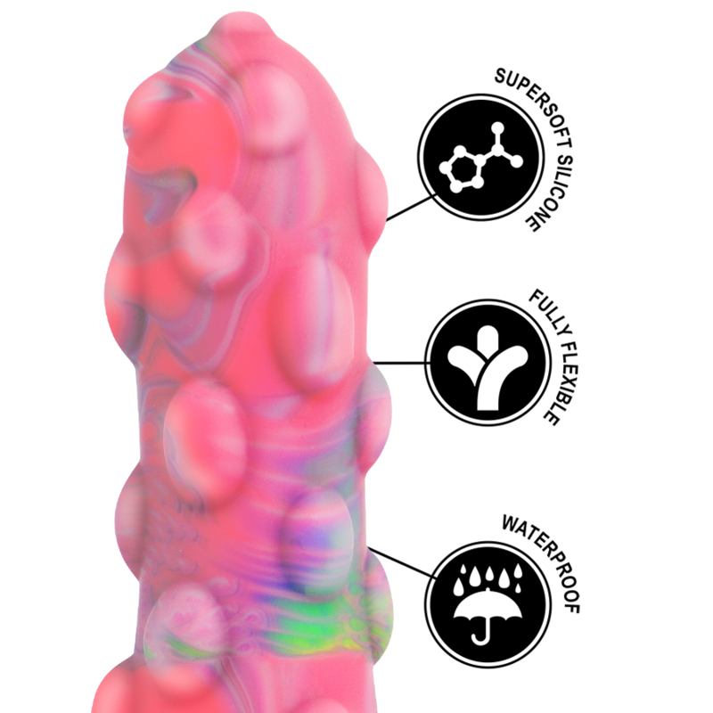 Nixie Epic – silicone souple et flexible, gode fantasy waterproof