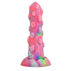 Nixie Epic – gode fantasy 15,5 cm multicolore en silicone avec ventouse