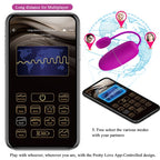 Nymph Pretty Love violet contrôle longue distance par application