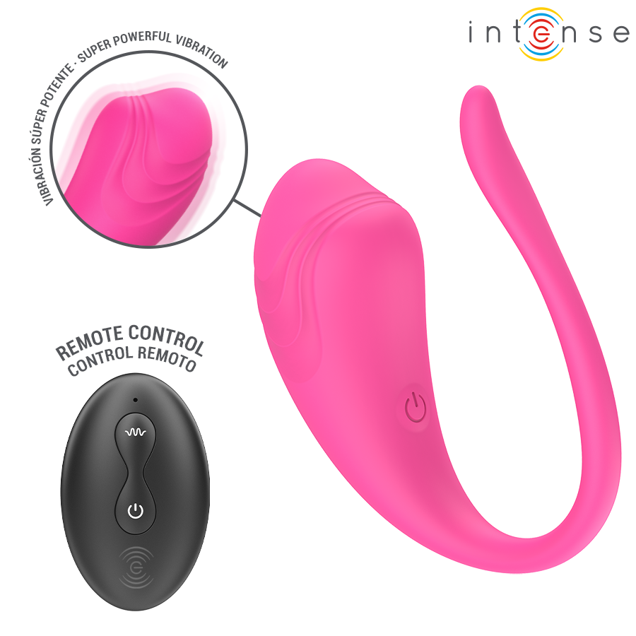 Olivia Intense œuf vibrant rose avec télécommande vue principale