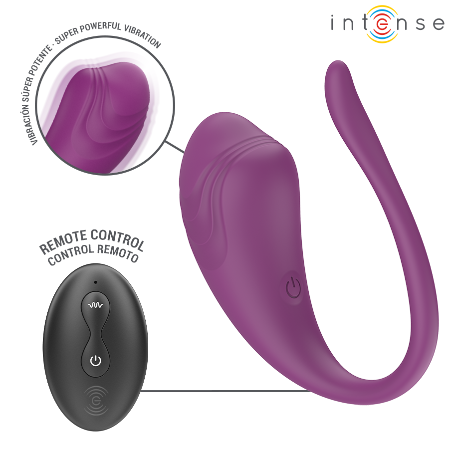 Olivia Intense œuf vibrant violet avec télécommande vue principale