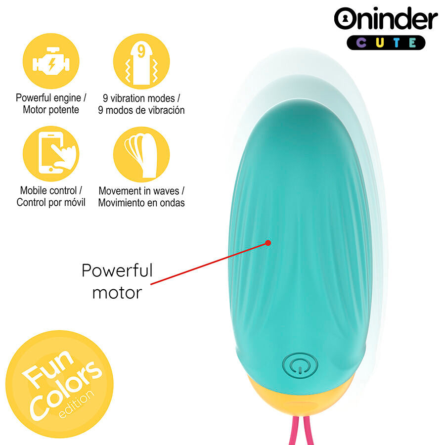 Oninder Cute avec 9 modes de vibration et mouvement ondulatoire