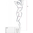 Guide des tailles du body résille intégral Passion BS099 taille unique
