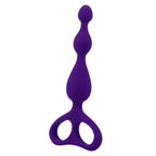 Perles anales Danti Intense violettes avec double anneau de retrait