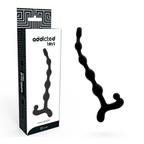 Perles anales noires 22 cm Addicted Toys avec coffret