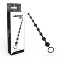 Perles anales progressives noires 29 cm Addicted Toys avec coffret