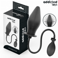 Plug anal gonflable ajustable Addicted Toys Modèle 2 avec coffret et pompe manuelle