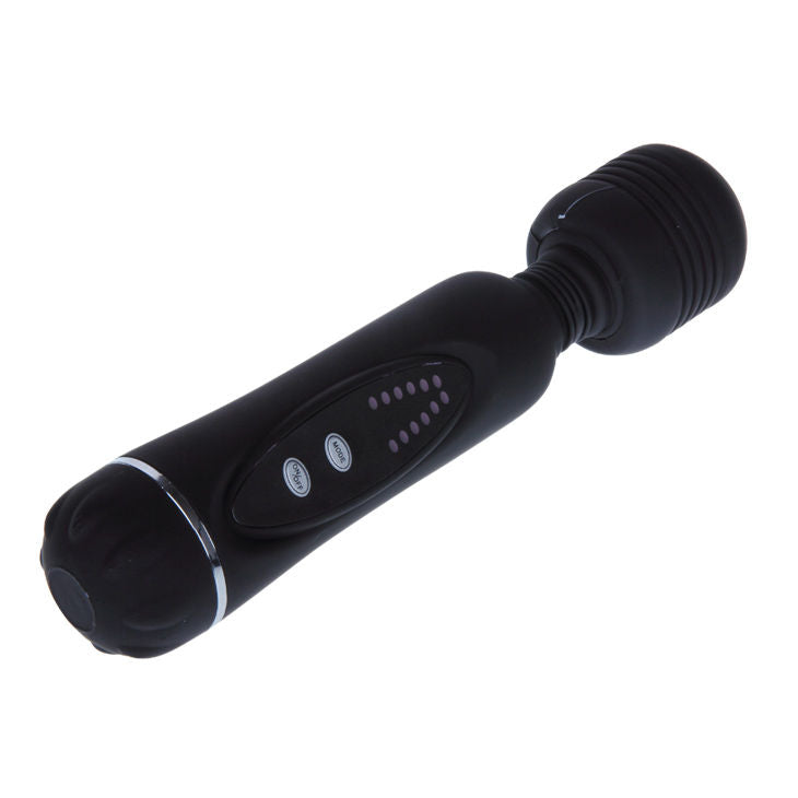 Pretty Love Magical Massager noir avec boutons de commande et tête flexible