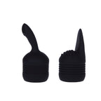Deux embouts interchangeables du Pretty Love Magical Massager noir