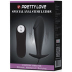 Coffret Pretty Love Special Anal Stimulation avec plug vibrant noir