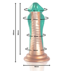 Python Cobra Vert Epic – dimensions 20,5 cm, longueur insérable 18,5 cm et base ventouse 9 cm