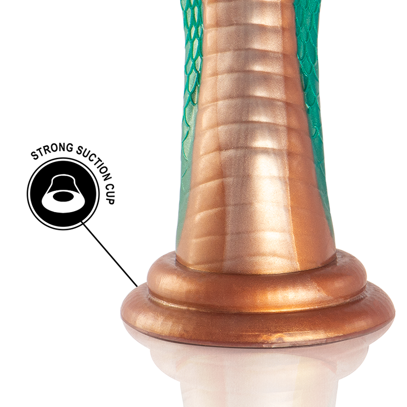 Python Cobra Vert Epic – détail de la base ventouse forte de 9 cm