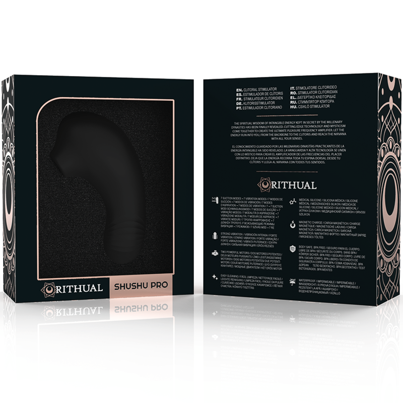 Coffret Rithual Shushu Pro noir – face avant et informations au dos