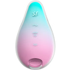 Satisfyer Mermaid Vibes menthe et rose – vue de face avec commandes