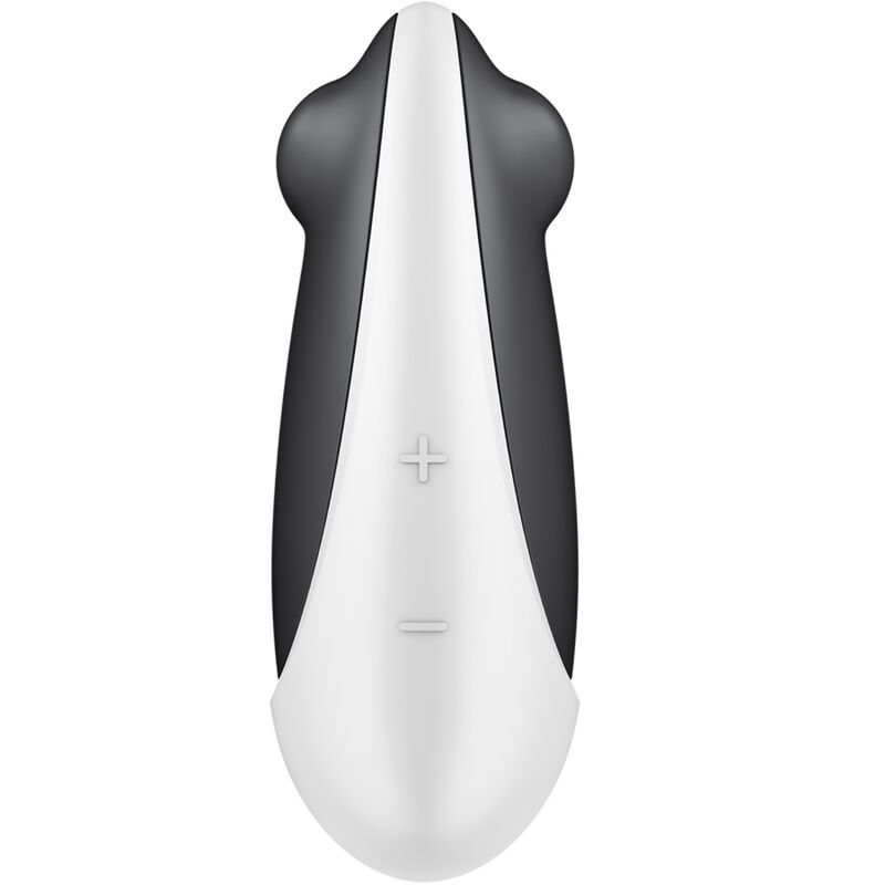 Satisfyer Spot On 3 noir – commandes de vibration plus et moins