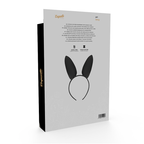 Dos de l'emballage du serre-tête oreilles de lapin Coquette Chic Desire avec informations fabricant