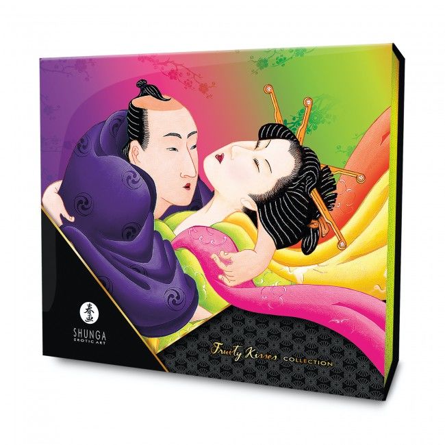 Boîte cadeau illustrée de la collection Shunga Baisers Fruités
