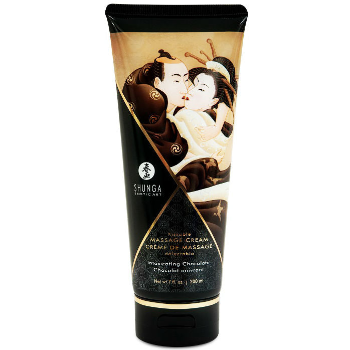 Crème de massage délectable Shunga Chocolat Enivrant 200 ml