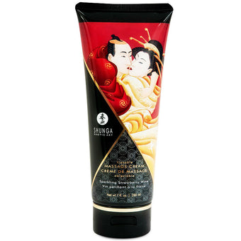 Crème de massage délectable Fraise & Cava 200 ml – Shunga