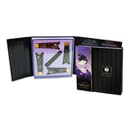 Coffret Geisha Coquinée ouvert avec les cinq éléments dans leur écrin