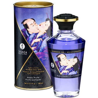 Huile de massage chauffante Fruits Exotiques 100 ml – Shunga