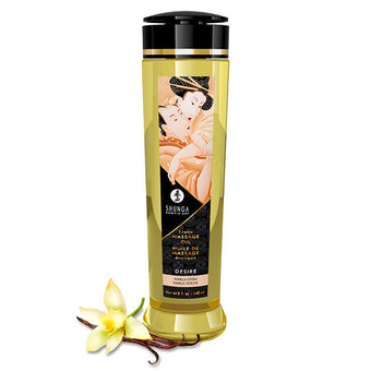 Huile de massage Désir Vanille 240 ml – Shunga