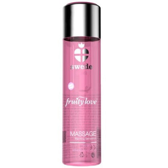 Huile de massage chauffante Fraises au Champagne 60 ml – Swede