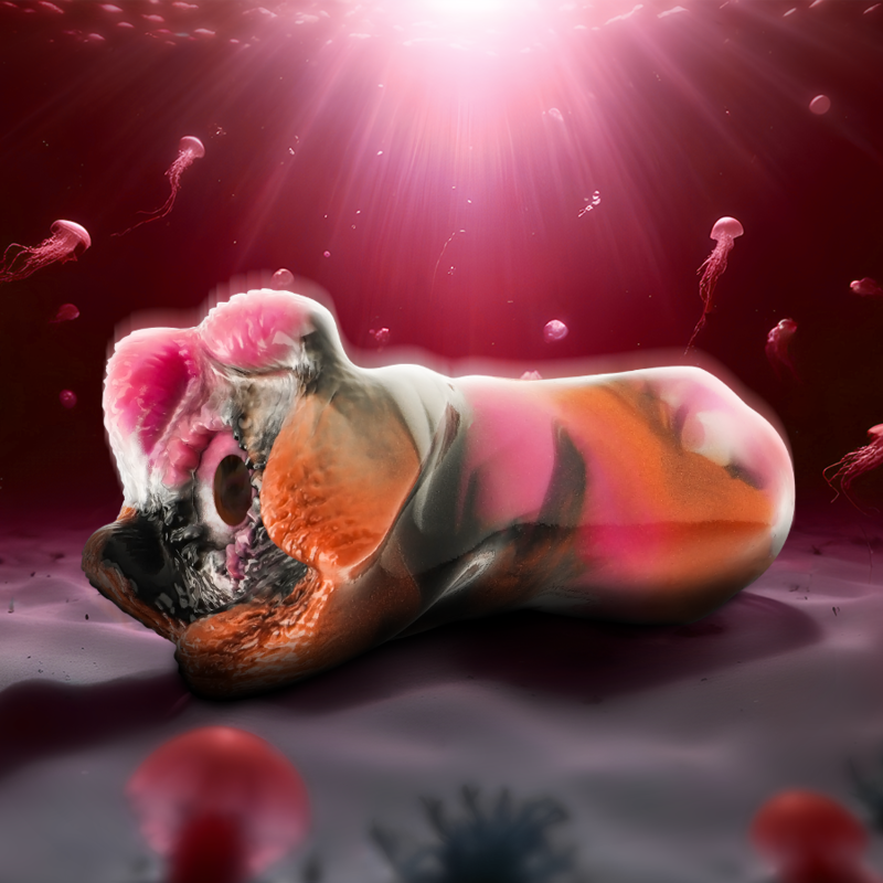 Telemus Cyclops Epic, masturbateur masculin fantasy 20 cm en silicone multicolore dans un univers mythologique