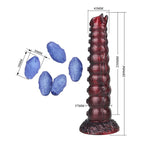 Dimensions du Voidclaw Brute : 289 mm au total, 250 mm insérables, 57 mm de diamètre, œufs de 50 x 30 mm