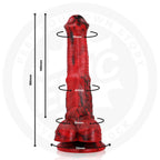 Vulcanus Epic – dimensions 19,5 cm, longueur insérable 14 cm et ventouse 7,2 cm