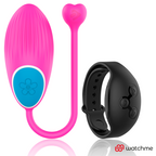 WearWatch Watchme œuf vibrant fuchsia avec télécommande montre noire