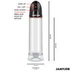Dimensions de la pompe pénienne automatique Xpand Jamyjob 30 cm