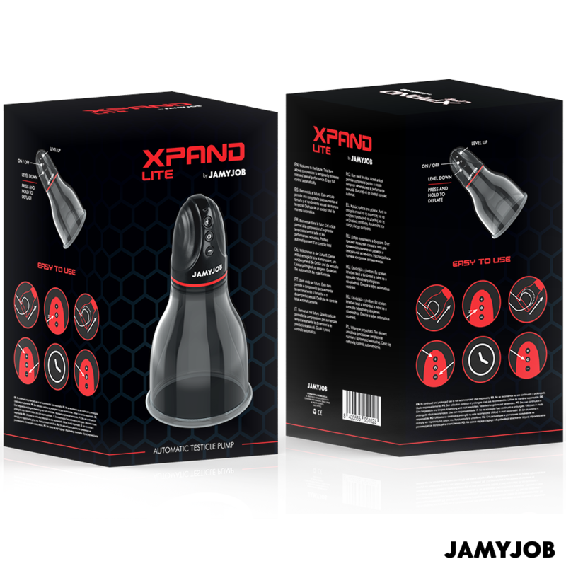 Coffret Xpand Lite Jamyjob avec vues avant et arrière